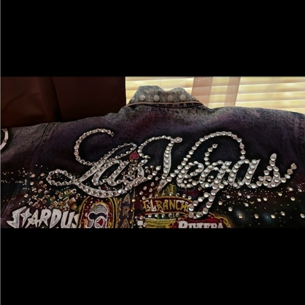 VTG Tony Alamo Las Vegas Strip Denim Jacket Size XS Signed/Worn By Loretta Lynn - Picture 2 of 13